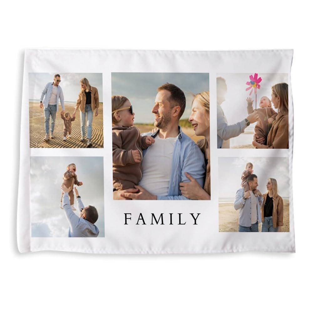 Wanapix | Custom Printed Flags | Garden, Events, Weddings & Birthdays | 100 x 70 cm | Family