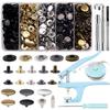 Snap Fastener Set with Pliers, 125 Sets, 15 mm, 5 Colors view 1