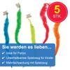 Baker Ross FN151 Fuzzy Spiral Worms - Pack of 5, Trick Worms for Pranks, Practical Jokes and Party Bag Fillers view 2