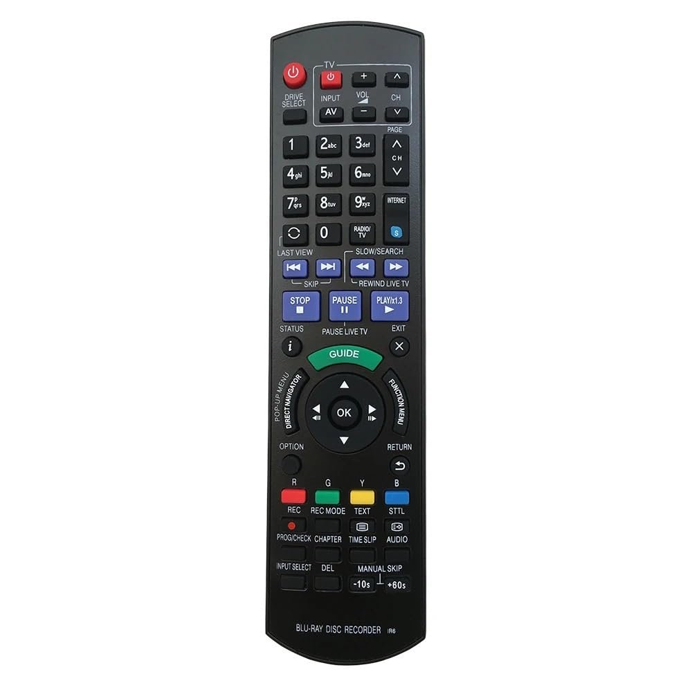 For Panasonic N2QAYB000136, N2QAYB000344, N2QAYB000757 Blu-ray/DVD