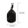PRO FILSTAR Flat Bottom Fishing Sinker Set, 10 x 60 g, Cube-Shaped Lead with Swivel view 2
