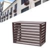 Gguwug Aluminum AC/Heat Pump Cover Fence, 120 x 150 x 70 cm (5-Piece) view 1