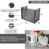 Gguwug Aluminum AC/Heat Pump Cover Fence, 120 x 150 x 70 cm (5-Piece) view 4
