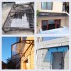 Brown L60 Front Door Awning with Aluminum Brackets view 2