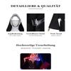 Fiamll Black Nun Costume for Women, Halloween Cosplay Outfit view 4