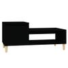Lalfkkii Black Rectangular Coffee Table, 100 x 50 x 45 cm view 3