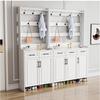 Large-Capacity Shoe Cabinet with Hat Stand, 60 x 35 x 85 cm, 2 Doors view 4