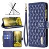 xinyunew Vivo Y15S Flip Case, Premium PU Leather, 9 Card Slots, Stand Function, Blue view 1