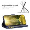 xinyunew Vivo Y15S Flip Case, Premium PU Leather, 9 Card Slots, Stand Function, Blue view 2