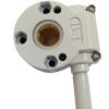 predolo Outdoor Awning Gearbox with Crank and Worm Drive, Easy Installation, White view 2