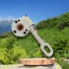 predolo Outdoor Awning Gearbox with Crank and Worm Drive, Easy Installation, White view 4