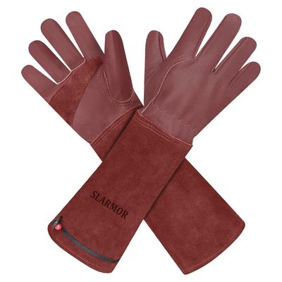 SLARMOR Long Garden and Work Gloves for Women and Men