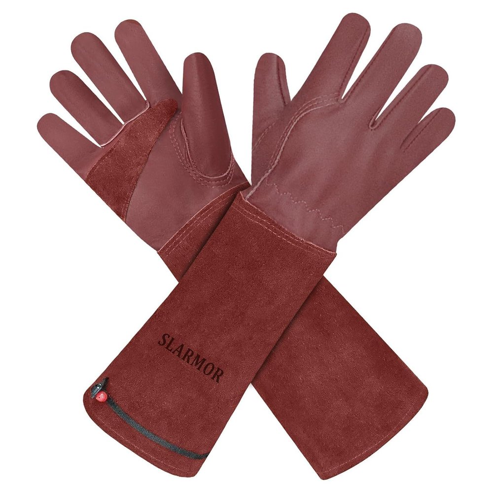 SLARMOR Long Garden and Work Gloves for Women and Men