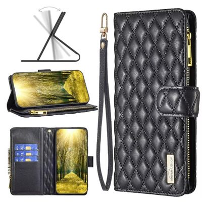 xinyunew Oppo A16/A16S/A54S/A55 5G/A54 4G Flip Case, Premium PU Leather Wallet Cover with Card Slots, Stand Function and Magnetic Closure, Black