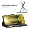 xinyunew Oppo A16/A16S/A54S/A55 5G/A54 4G Flip Case, Premium PU Leather Wallet Cover with Card Slots, Stand Function and Magnetic Closure, Black view 2