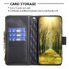 xinyunew Oppo A16/A16S/A54S/A55 5G/A54 4G Flip Case, Premium PU Leather Wallet Cover with Card Slots, Stand Function and Magnetic Closure, Black view 3