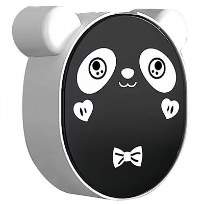 Cute Wall-Mounted Soap Holder, No-Drill Self-Draining Soap Dish, Black