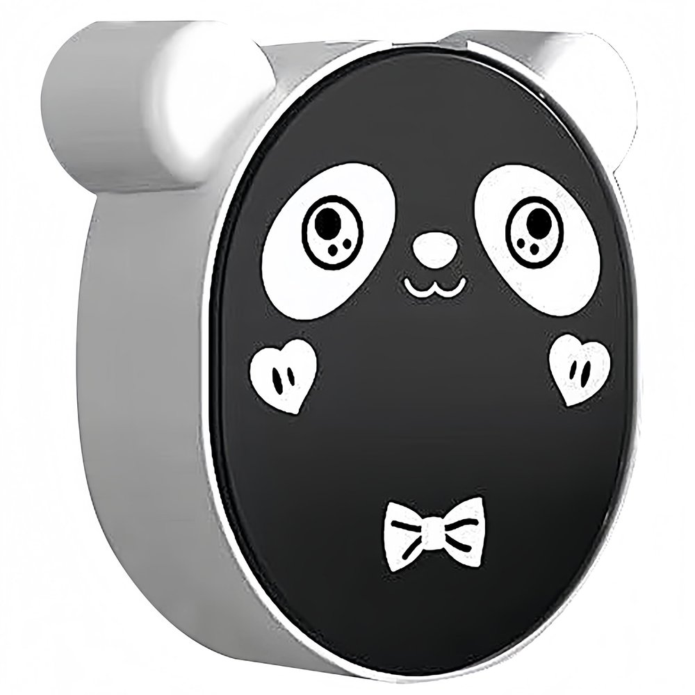 Cute Wall-Mounted Soap Holder, No-Drill Self-Draining Soap Dish, Black