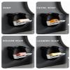 Cute Wall-Mounted Soap Holder, No-Drill Self-Draining Soap Dish, Black view 3