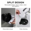 Cute Wall-Mounted Soap Holder, No-Drill Self-Draining Soap Dish, Black view 4