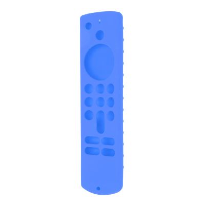 Silicone Case for 3rd Generation TV Stick Remote with Lanyard, Non-Slip, Blue