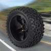 ZAWELIYO 4-Piece 1/10 RC Truck Rubber Tires for ZD Racing Crawler Car (2) view 3