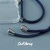 ONEFLOW Phone Lanyard Case for Samsung Galaxy S24+ – Detachable Strap, Twist Case, Blue/Silver view 2