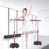 Double Portable Ballet Barre with Non-Slip Rubber Feet view 1