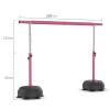 Double Portable Ballet Barre with Non-Slip Rubber Feet view 4