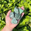 QINGQI Natural Red Zoisite Crystal, Office and Garden Decor (50–70 g) view 2