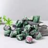 QINGQI Natural Red Zoisite Crystal, Office and Garden Decor (50–70 g) view 4