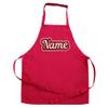 Elefantasie Personalized Pink Apron with Glitter-Embroidered Name view 1