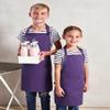 Elefantasie Personalized Pink Apron with Glitter-Embroidered Name view 3
