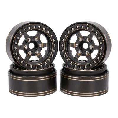 ZIBOXI 239 g/pc 1.9 Beadlock Wheels with Scale Hardware for 1/10 RC Crawler LCG Chassis SCX10 Pro, VS4, VRD Kit, TRX4, D90