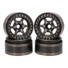 ZIBOXI 239 g/pc 1.9 Beadlock Wheels with Scale Hardware for 1/10 RC Crawler LCG Chassis SCX10 Pro, VS4, VRD Kit, TRX4, D90 view 1