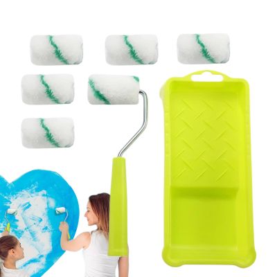 Goowafur Small Paint Roller Set, Roller Edger