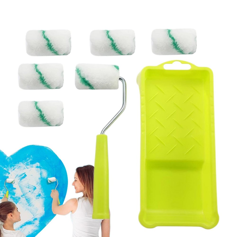 Goowafur Small Paint Roller Set, Roller Edger
