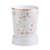 Large Ceramic Kitchen Utensil Holder with Drain Tray, White-02 view 1