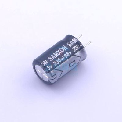 REIUAFWYGV 10-Piece Aluminum Electrolytic Capacitor Set, 330µF ±20%, 35V, 8×12mm