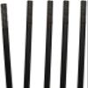 24 Black Stainless Steel Straight-Pull Bicycle Spokes, 14G, 298 mm, with Brass Nipples view 4