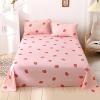 One-Piece Brushed Dorm Bed Sheet, Little Strawberry, 220 x 230 cm, for 1.8 m Wide Beds view 1