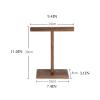 FUHAI-666 Dual Headphone Stand for Desk, Solid Wood Gaming Headset Holder, Color B view 2