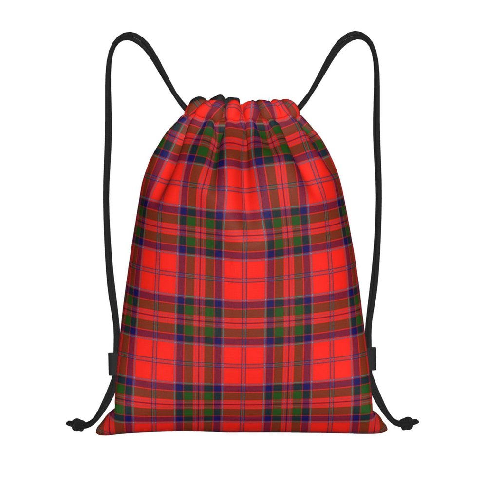 Drawstring Backpack String Bag Fraser Hunting Ancient Tartan Sackpack for S
