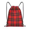 Drawstring Backpack String Bag Fraser Hunting Ancient Tartan Sackpack for S view 1