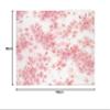 Japanese Plant Cherry Blossom Red Washable Short-Pile Rug 80 x 150 cm view 2
