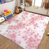 Japanese Plant Cherry Blossom Red Washable Short-Pile Rug 80 x 150 cm view 3
