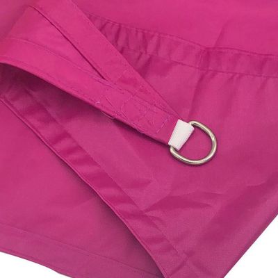 ENEN Triangular Waterproof Sun Shade Sail, UV Protection, Windbreak, Rose Red, 4.5 x 4.5 x 4.5 m