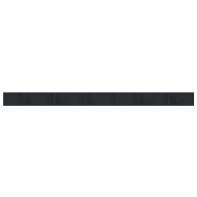 vidaXL Rectangular Bamboo Rug, Black, 70 x 1000 cm