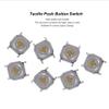 BKGWCSOR Tactile Push Buttons, Waterproof SMD Mini Switches, 200-Pack, 4 x 4 x 1.5 mm, Light Brass view 2