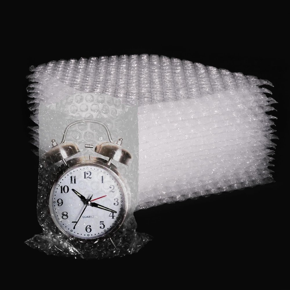 OAFHZMAO Bubble Mailers, 4 x 6 in, 50 Pack, Clear Polyethylene, Double-Walled